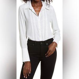 Chelsea28 Pintuck Button-up Blouse
